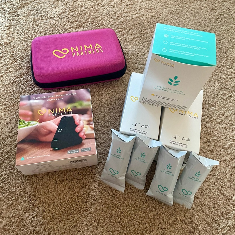 NIMA PARTNERS Gluten Sensor with 22 Test Strips and Case